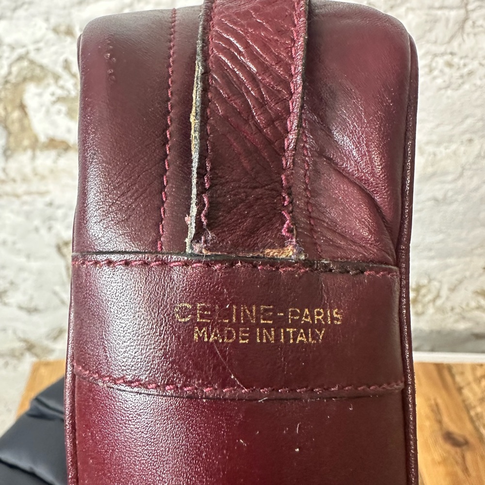 Vintage Celine Suede Monogram Crossbody Bag - Picture 9 of 9